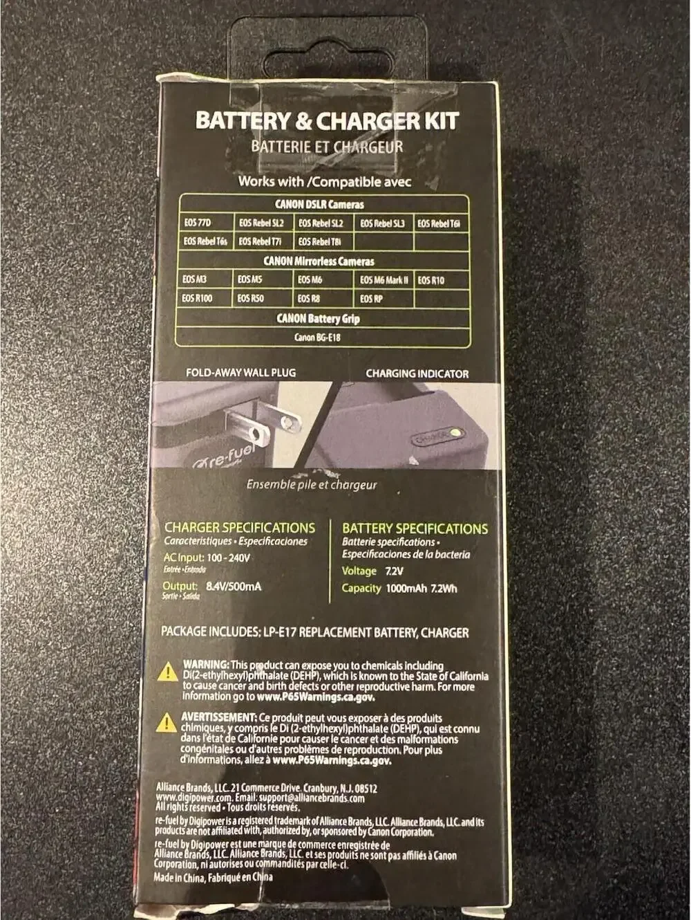 Digipower Re-Fuel Duo LP-E17 Battery & Charger Canon Cameras